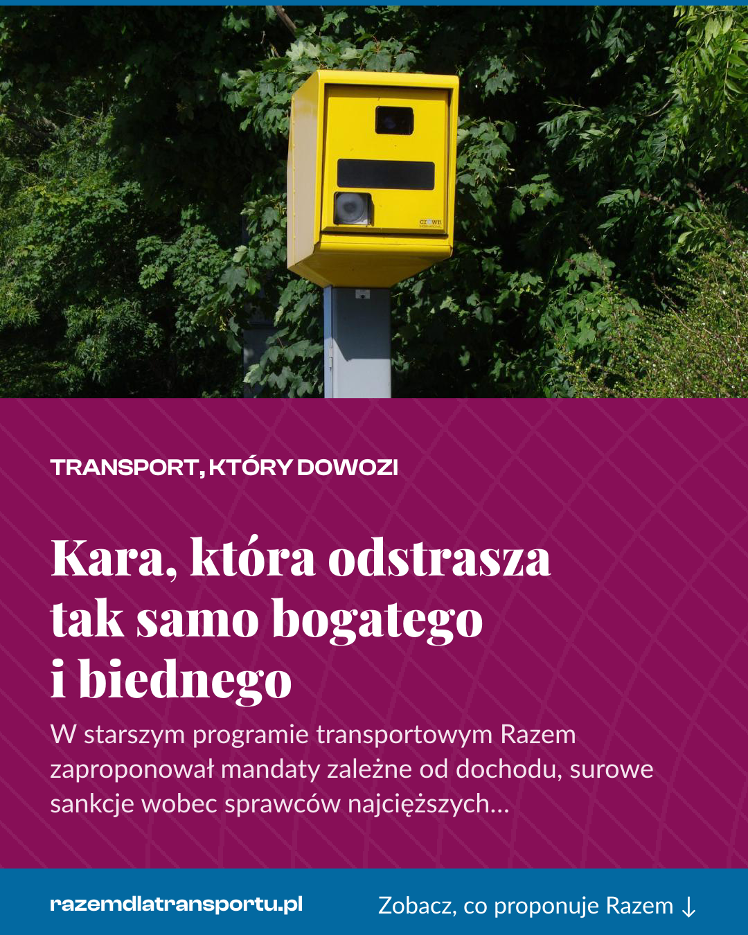 Grafika pionowa do udostępnienia: Kara, która odstrasza tak samo bogatego i biednego
