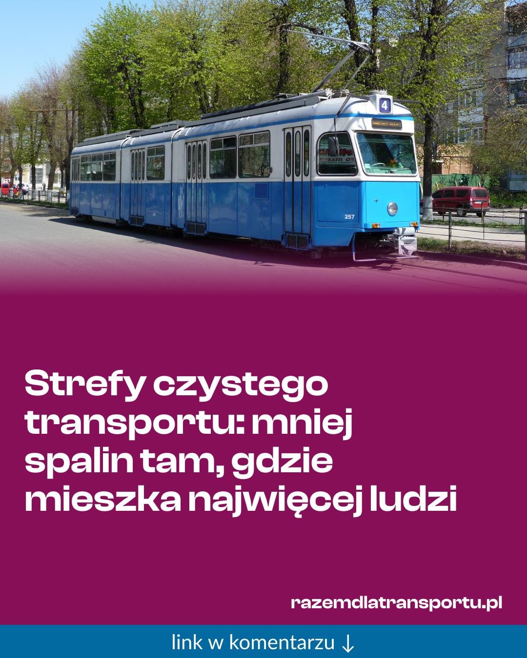 Grafika do udostępnienia: Strefy czystego transportu: mniej spalin tam, gdzie mieszka najwięcej ludzi